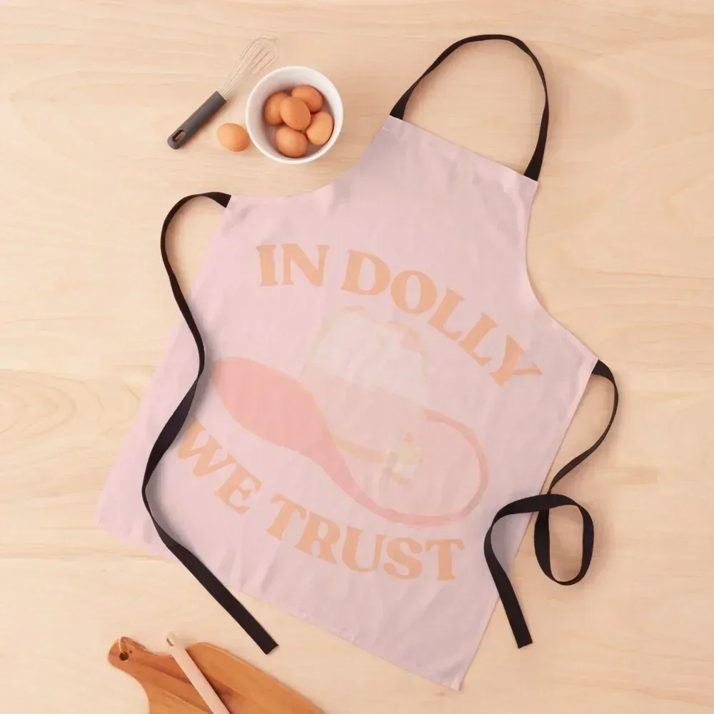 

LIGHT PINK IN DOLLY WE TRUST Apron japanese style Chef Uniform For Men women's work Woman Kitchens Apron