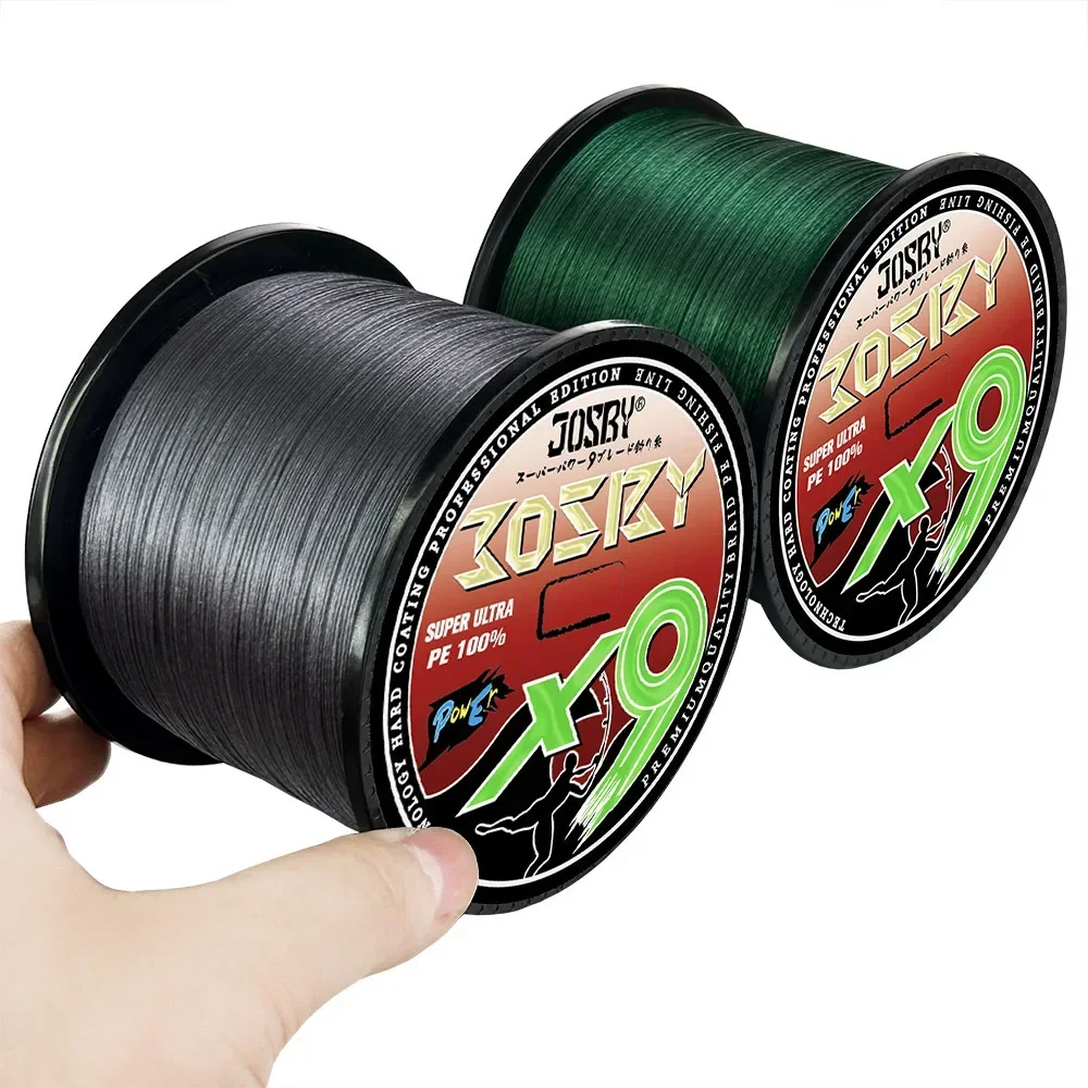 

JOSBY 9 Strands Multifilament PE Fishing Line 100M 300M 500M 1000M Japan Carp Wire Pesca Abrasion Resistant Tools Saltwater