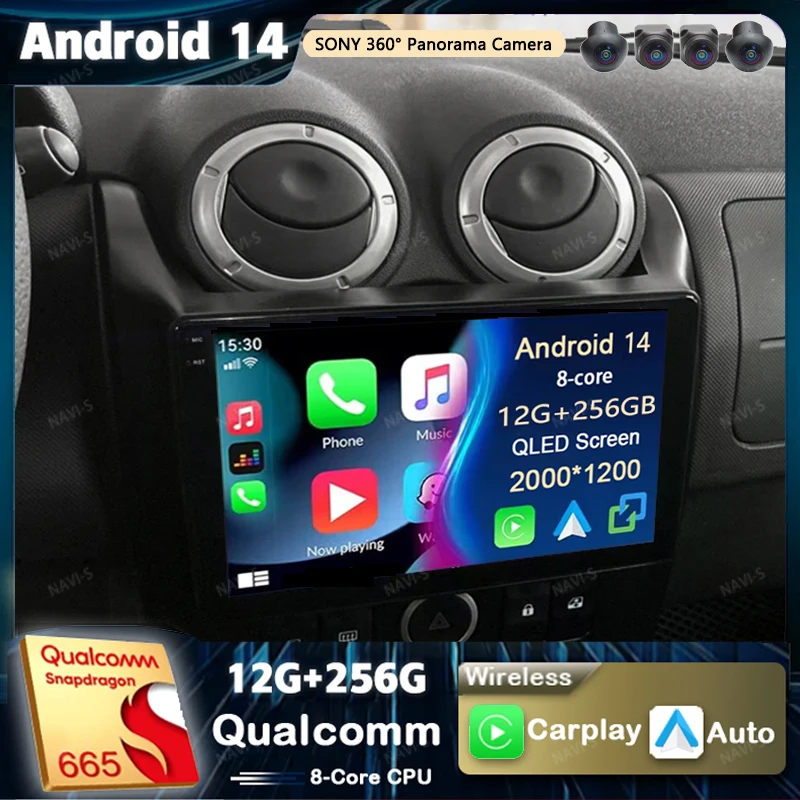 

Android 14 для LADA Largus 2012-2021 2K QLED Android Автомобильный радиоприемник Мультимедийный видеоплеер GPS AI Голосовой CarPlay Головное устройство 4G Стерео