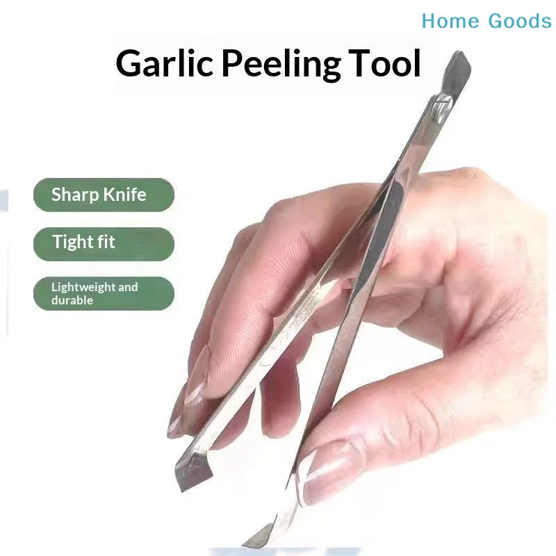 Stainless Steel Garlic Peeler Set Quick Skin Removal 5/10pcs Sturdy Kitchen Accessory for Home Catering Business Use