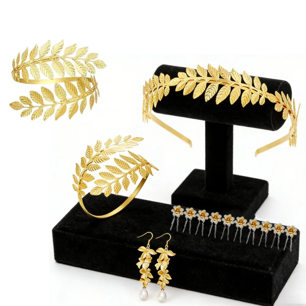 

Набор из 15 украшений для волос в виде листьев: заколки, регулируемые браслеты, серьги. Модные ювелирные изделия для женщин, подарок на свадьбу или вечеринку.