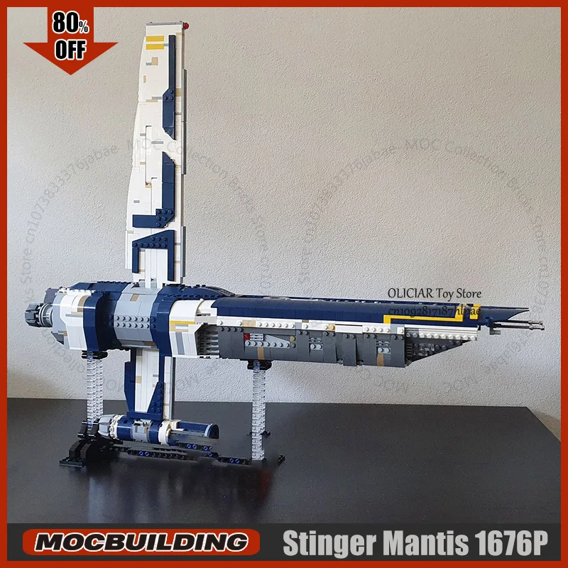 スペース映画 MOC スティンガーマンティプレイスケールビルディングブロック宇宙船バトルモデルカスタムパズル建築組立おもちゃギフト