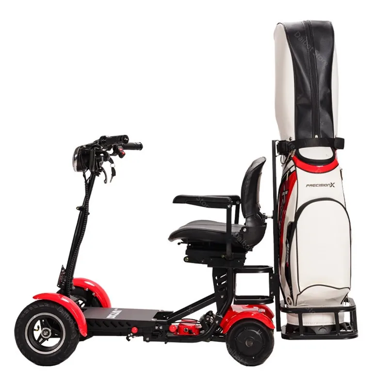 Travel Lightweight Folding Mobility Scooter For Older People With Golf Car 800W 36V Mini Adult Electric Scooter With Seat