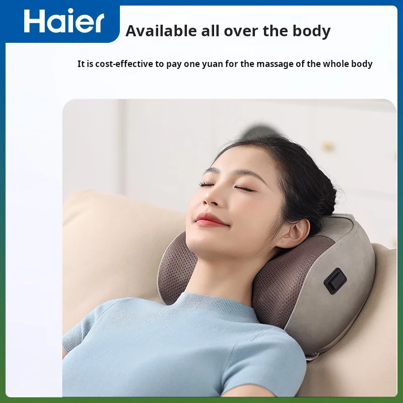 جهاز تدليك الخصر والرقبة من هاير، تسخين كهربائي، هدية تدليك لكامل الجسم للسيارات المنزلية #2