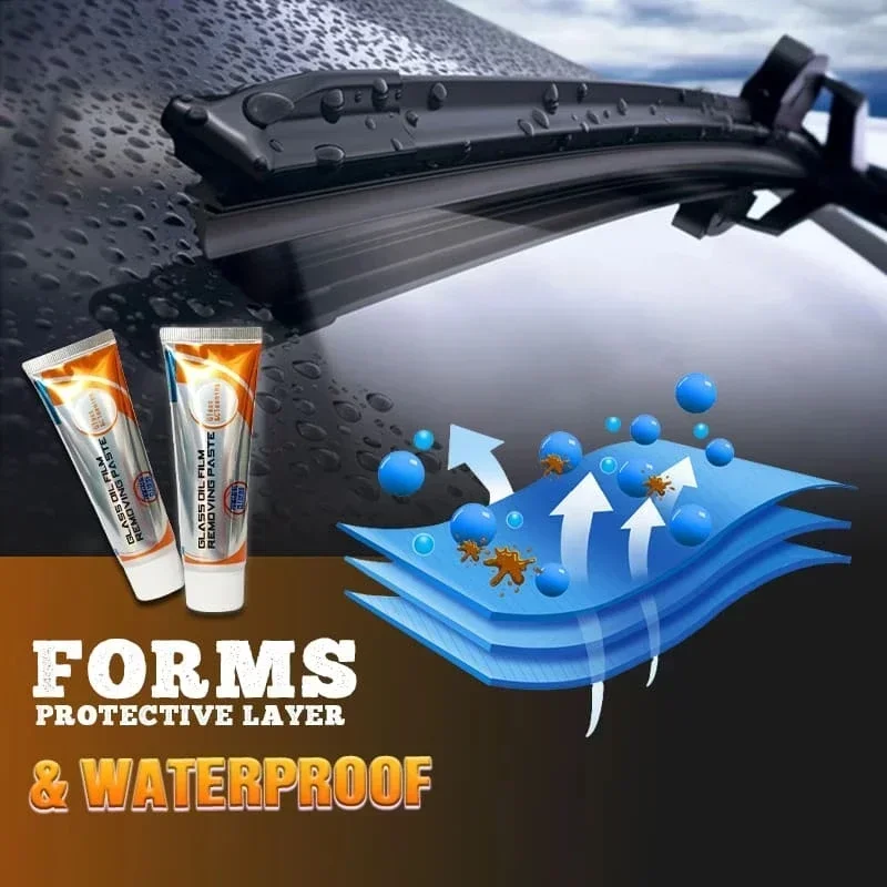 

Паста для удаления масляной пленки автомобильного стекла с губкой-щеткой, очиститель для полировки лобового стекла, набор кремов для чистки автомобилейYQ1