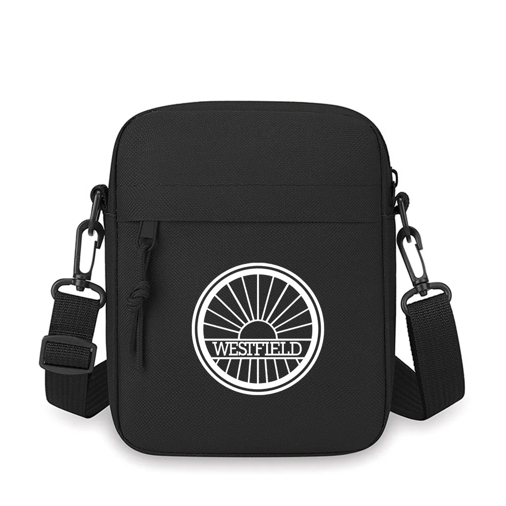 Westfield emblem circle lines rays Men Crossbody Bag Single Shoulder Women Cartoon Anime Film Printing Design Unisex