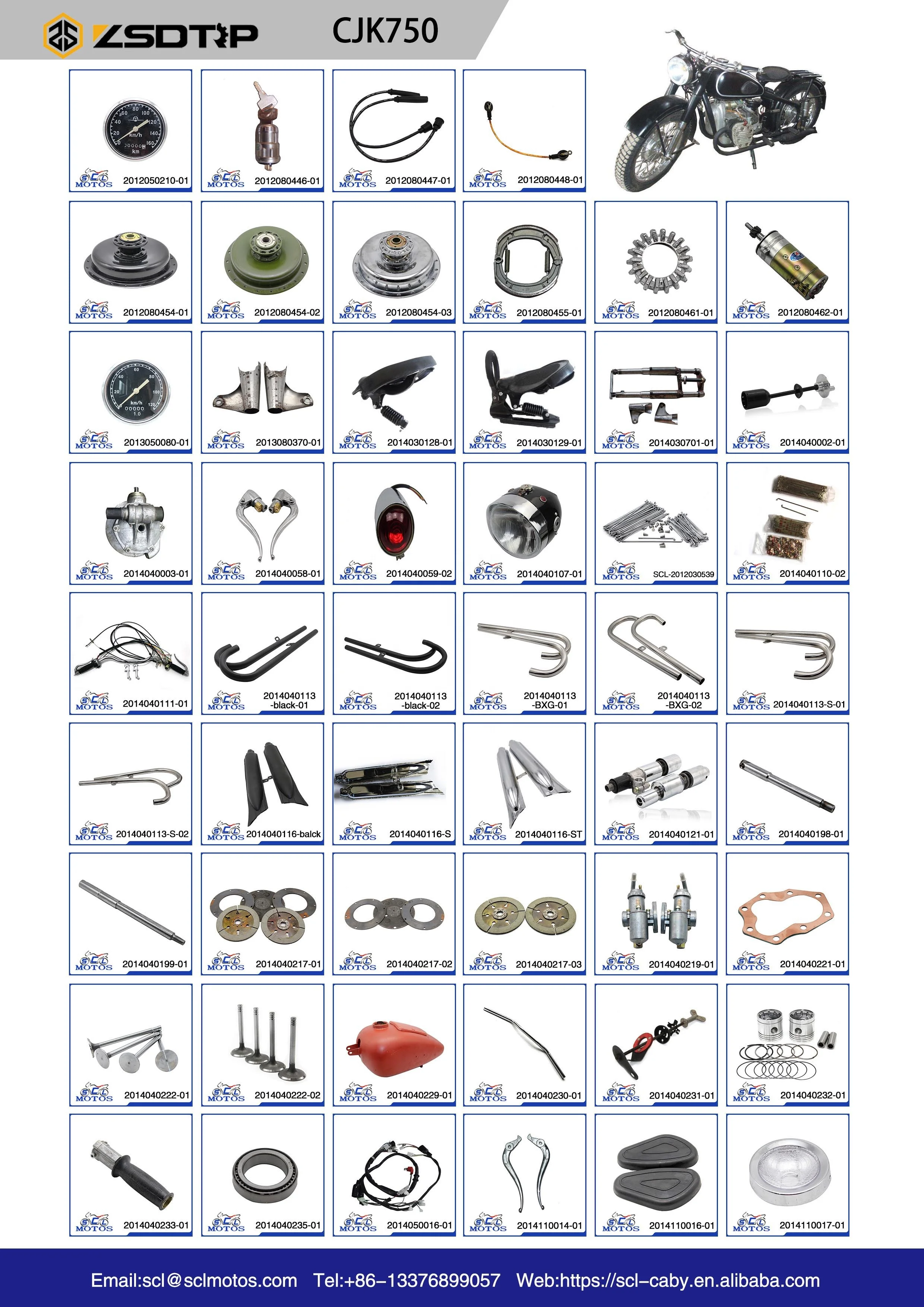 Cubierta de manivela Sidecar OEM N ° 75D01812B 650 750CC, CJK750 Ur.al M72 Dne.pr B M.W R61 R66 R71, cubierta de cárter