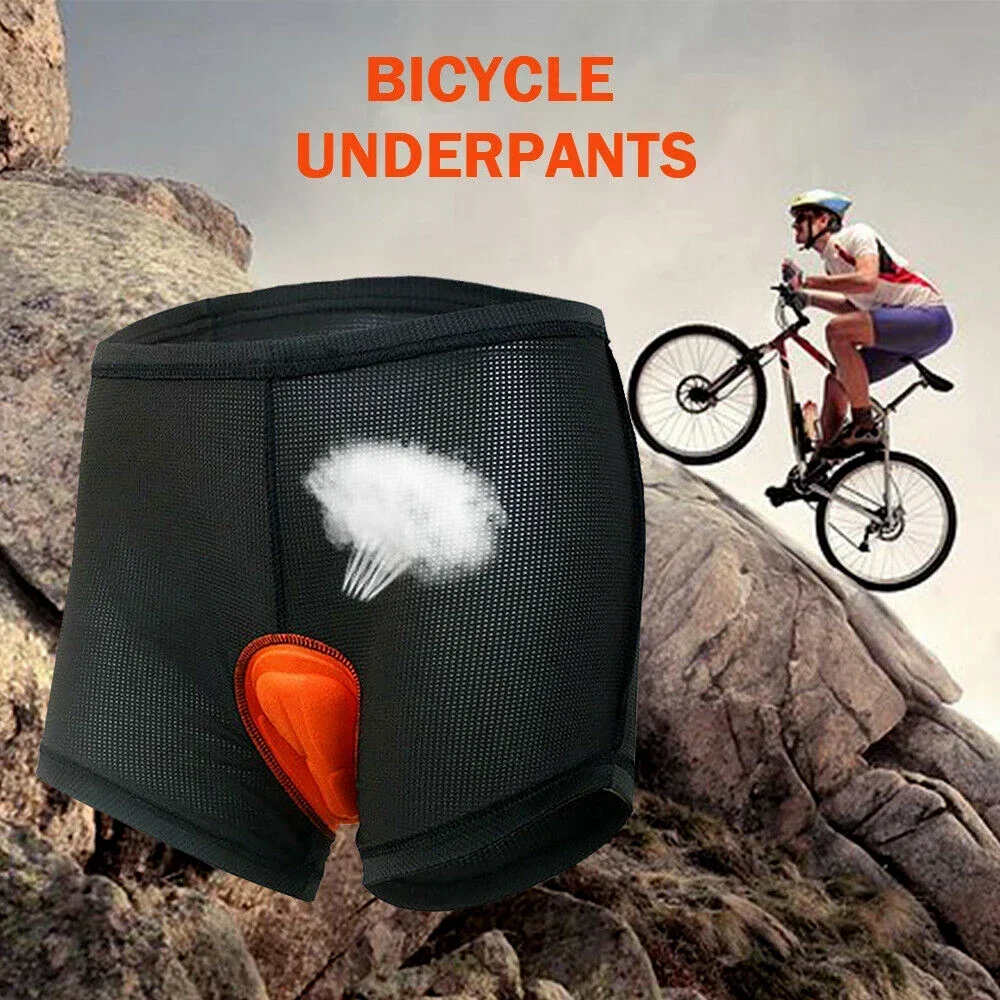 1PCS Professional Men Cycling Underwear 4D Gel Padded Bike Bicycle Shorts for Cycle Biking Riding Undershorts MTB Mountain Brief