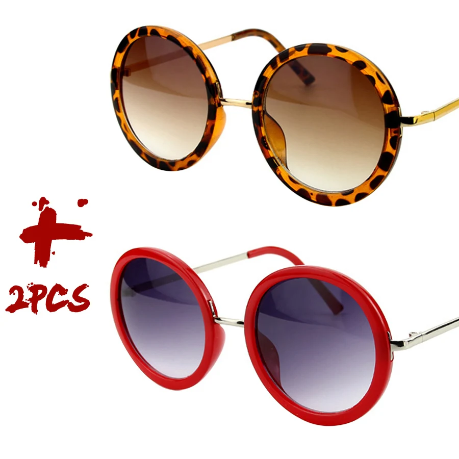Retro Runde Sonnenbrille Damen Markendesigner Outdoor Reise Fahren Vintage Sonnenbrillen Herren Unisex Mädchen Damen 5 Farben Bestseller – Detail 14