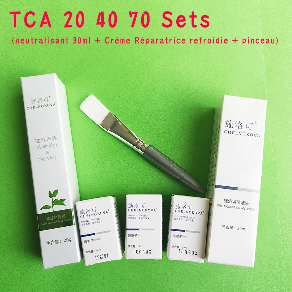 Onverdund Tca 30% 50% 70% Sets Peel Gereedschap Voor Peel Families Draagbare Handig Gemakkelijk Te Gebruiken Zuur Dermatoloog Peeling Kruis