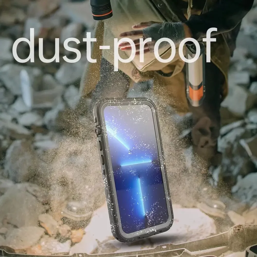 IP68 Waterproof Case For iPhone 15 14 Pro MAX 13 12 Mini 11 XS XR 8 7 14 Plus Diving Cover Swimming Outdoor Shockproof Armor