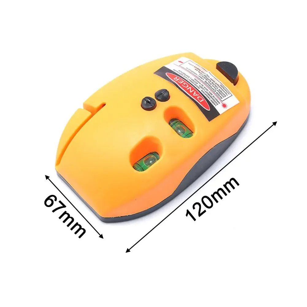 Mini Vertical Spirit Level Tool Laser Levels High-precision Wall Ground Guided Level Line Tester Measurement Gauge Tool