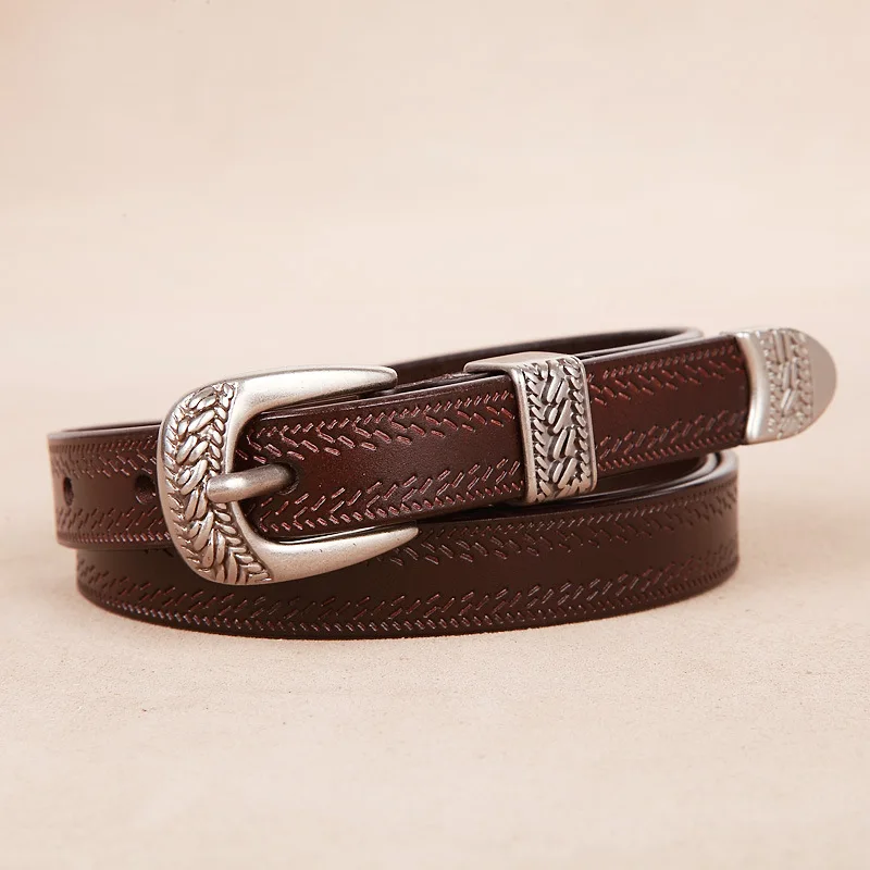 New Fashion Women Lady Vintage Boho Metal Leather Double  display picture 1