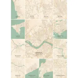 Jeddah Saudi Arabia City Map Poster Print  Nature  Travel Wall Art Decor for Home and Office Lighting  Decor  Home Decor  Wall D