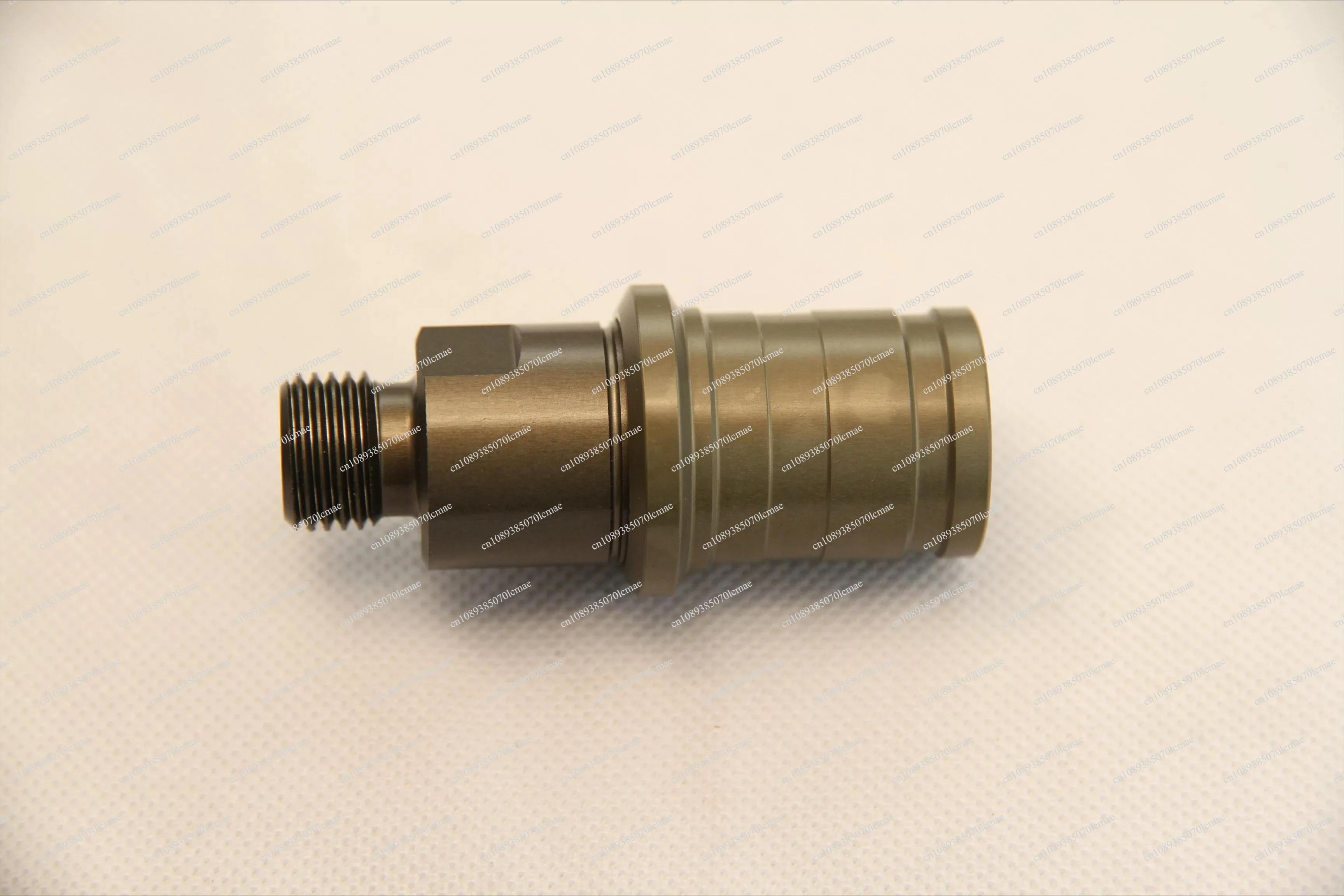 SPT12 Liquid-Cooled Aluminum Alloy Flat Face Quick Connect Coupling - High Pressure Resistant Industrial Hydraulic Fitting
