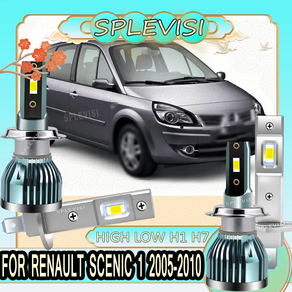 

Quick Setup LED headlight high low beam Waterproof IP68 Secure Night Journeys For RENAULT SCENIC 1 2005 2006 2007 2008 2009 2010