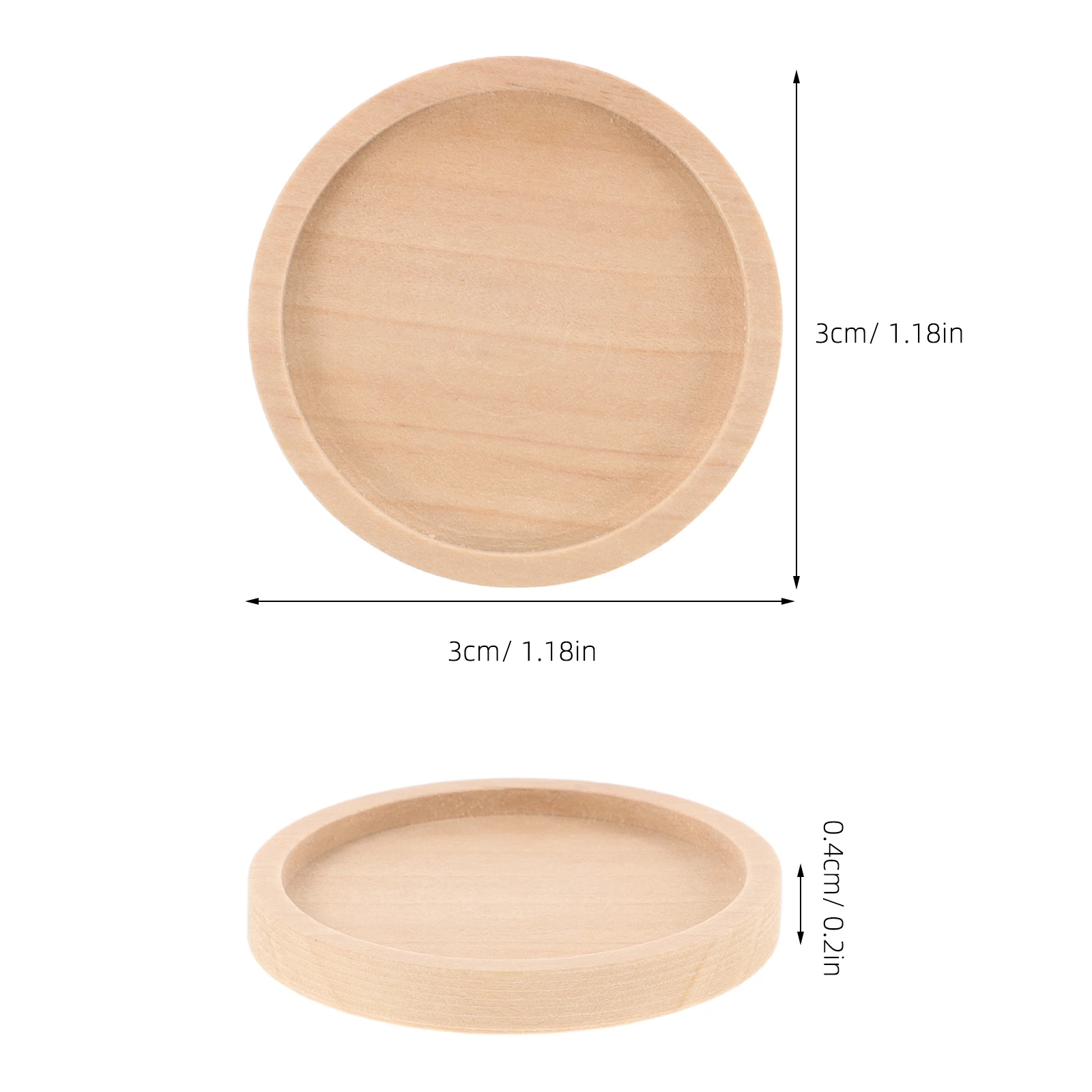 

20pcs Vintage Wood Base Bezel Pendant Trays for Jewelry Making Gemstone Oval Kit Smooth DIY Crafts Accessories
