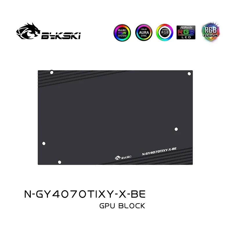 

Водоблок Bykski N-GY4070TIXY-X для видеокарт Galax GeForce RTX 4070 Ti / 4070 Super Boomstar OC, материал - красная медь T2
