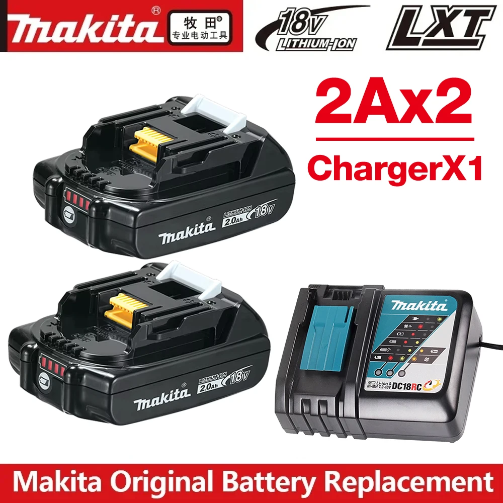 100% Makita Lithium Battery 6Ah/5Ah/2Ah for Makita 18V Battery BL1830B BL1850B BL1850 BL1840 BL1860 BL1815 Replacement Battery