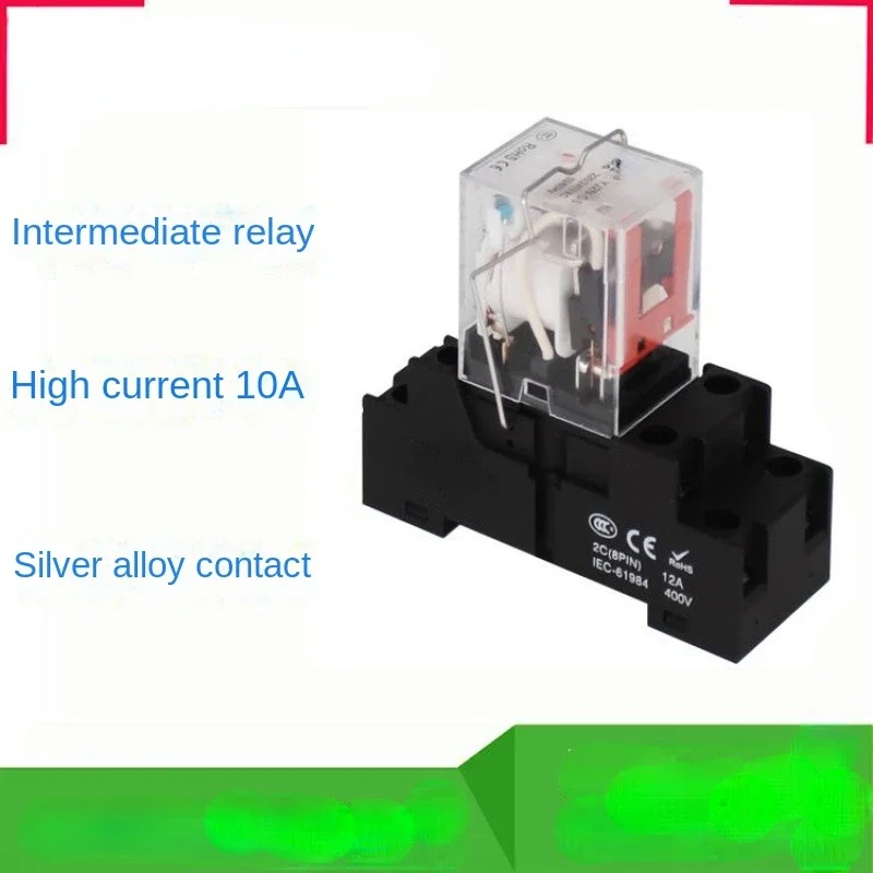 

Intermediate relay MY2 YJ2N-GS 12V24VAC220V380V 8 pin 11 pin 14 pin wide