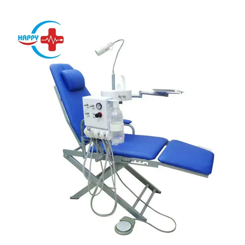 

HC-L050 Hot selling portable den tal unit Portable folding den tal chair with competitive price