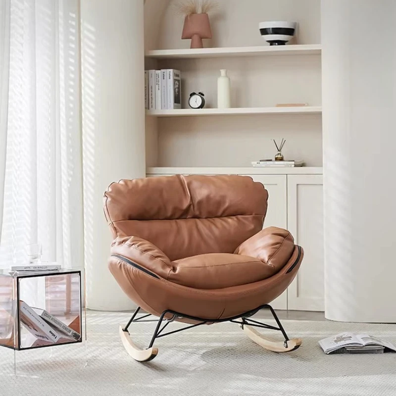 

Modern Lazy Sofa Rocking Chair Balcony Home Leisure Chair