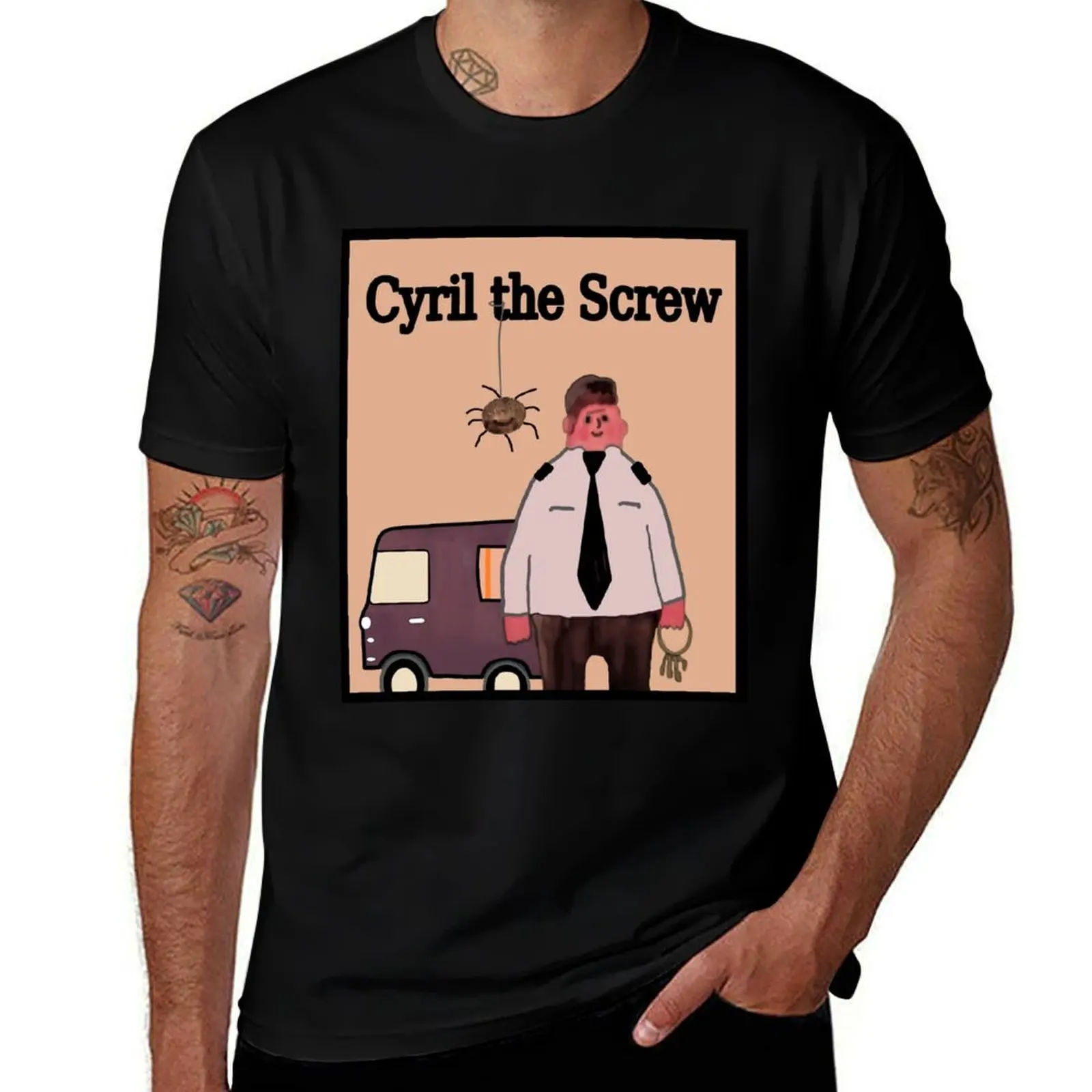 

Cyril the Screw with His Friend Frank, Thanks Sean ! T-Shirt korean fashion cotton t shirt men