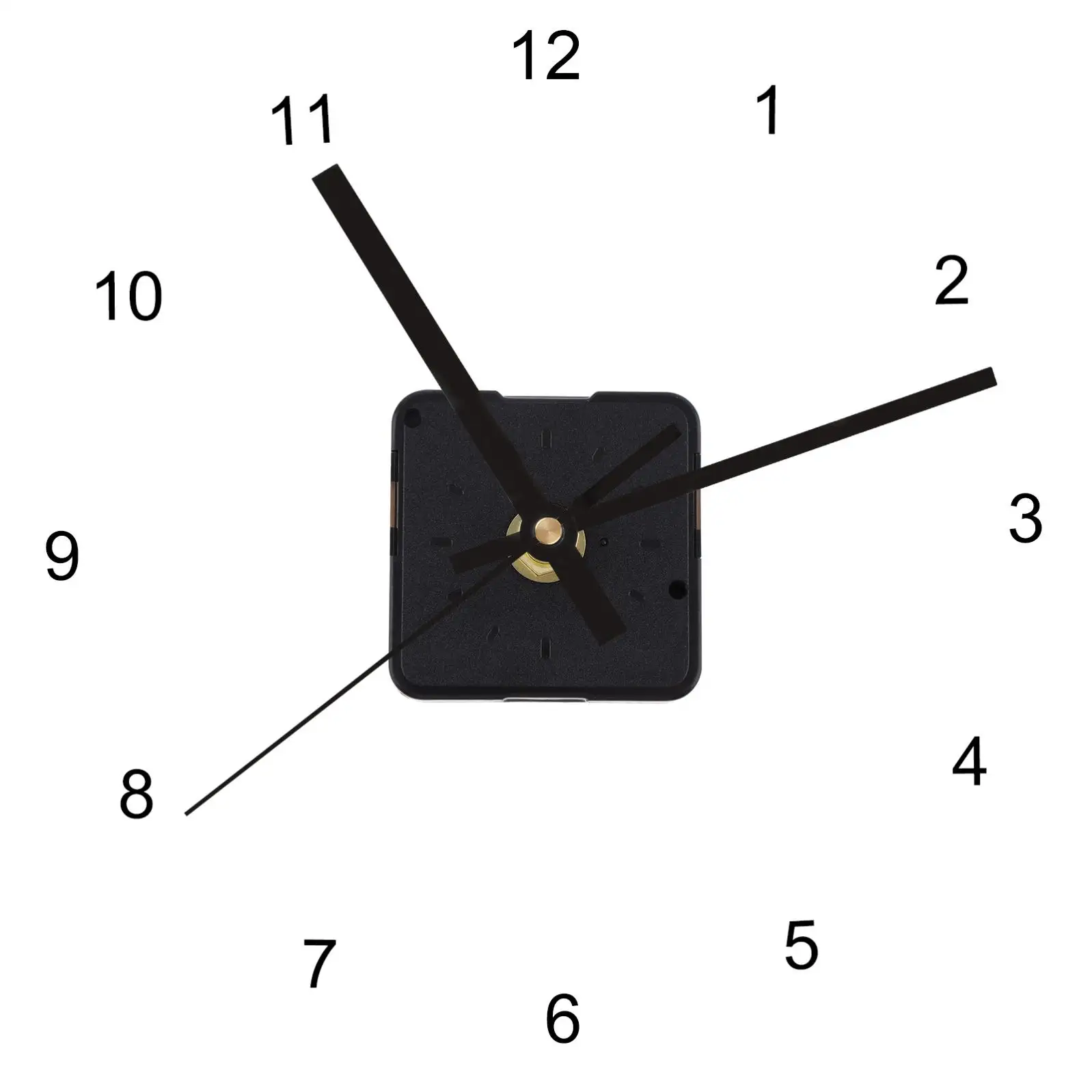 Wanduhr-Mechanismus, geräuschloses Quarzwerk, Maschine, Wandzeiger, geräuschlos, Kehren, zweites Uhrwerk mit Zeiger, DIY, Reparaturwerkzeuge – Detail 34