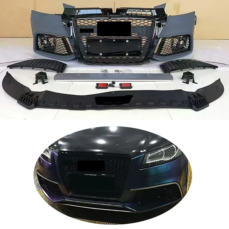 

High Quality Car Body Kit Front Bumper with Honeycomb Grille for A3 S3 8P Upgrade to RS3 2009 2010 2011 2012 2013