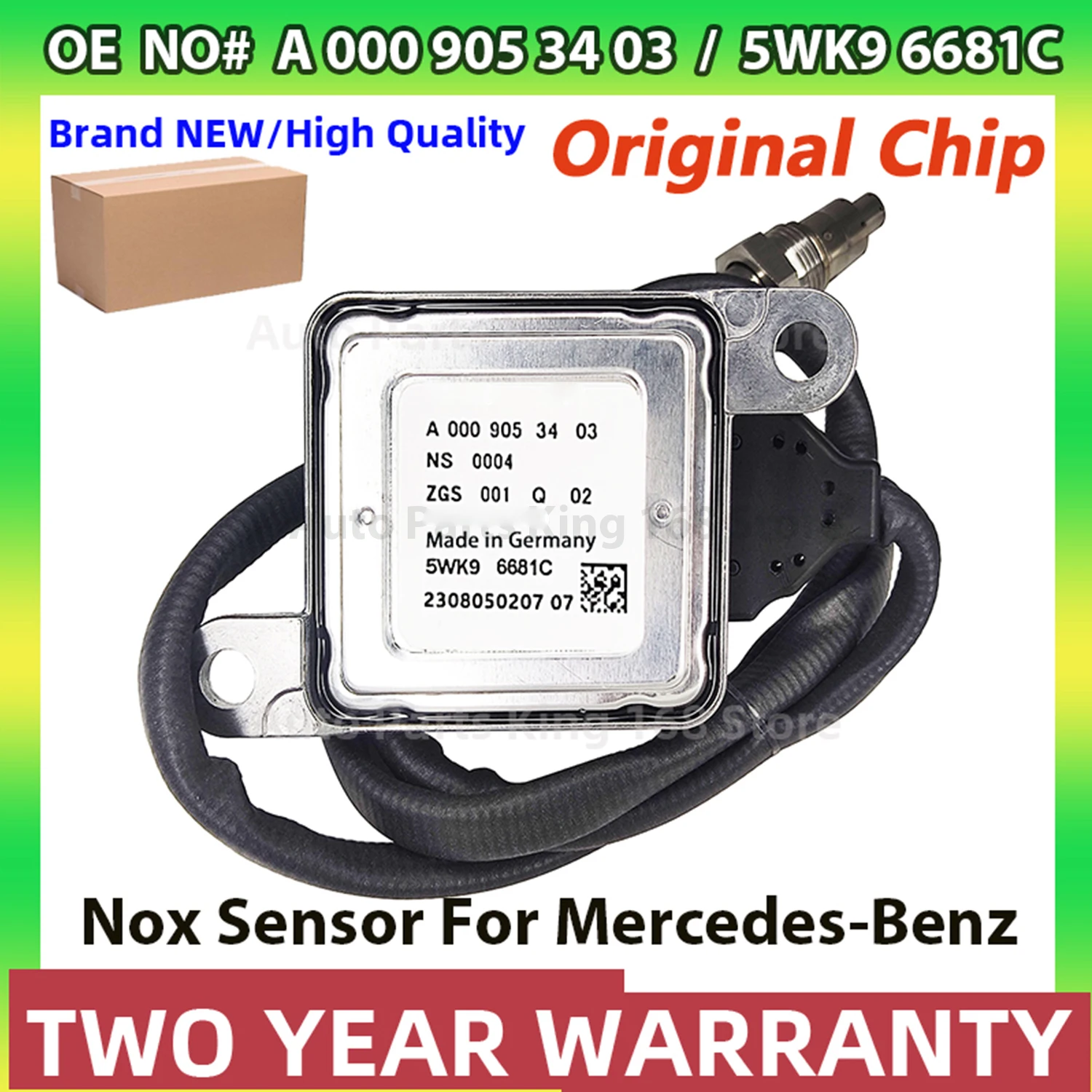 

5WK96681C A0009053403 Оригинальный новый датчик NOx оксида азота для Mercedes Benz W212 W222 C218 X218 A207 C207