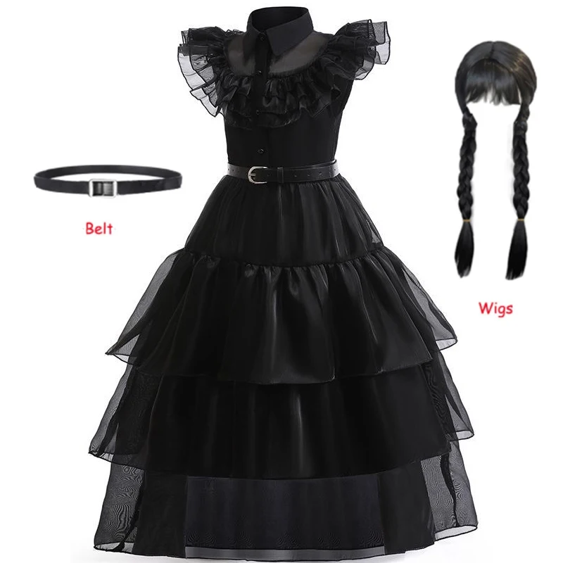 Carnival Easter Disguise Dress Up Children Halloween Cosplay Costume For Kids Fancy Princess Floral Evening Party Prom Ball Gown
