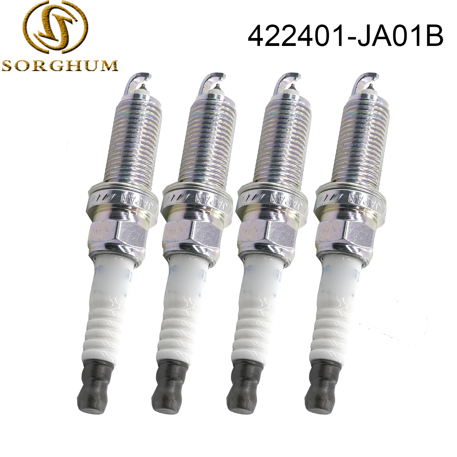 4Pcs 22401-JA01B DILKAR6A11 Dual Iridium Spark Plug สำหรับ Nissan X-Trail Altima Rogue Sentra Teana Versa Micra รถอุปกรณ์เสริม