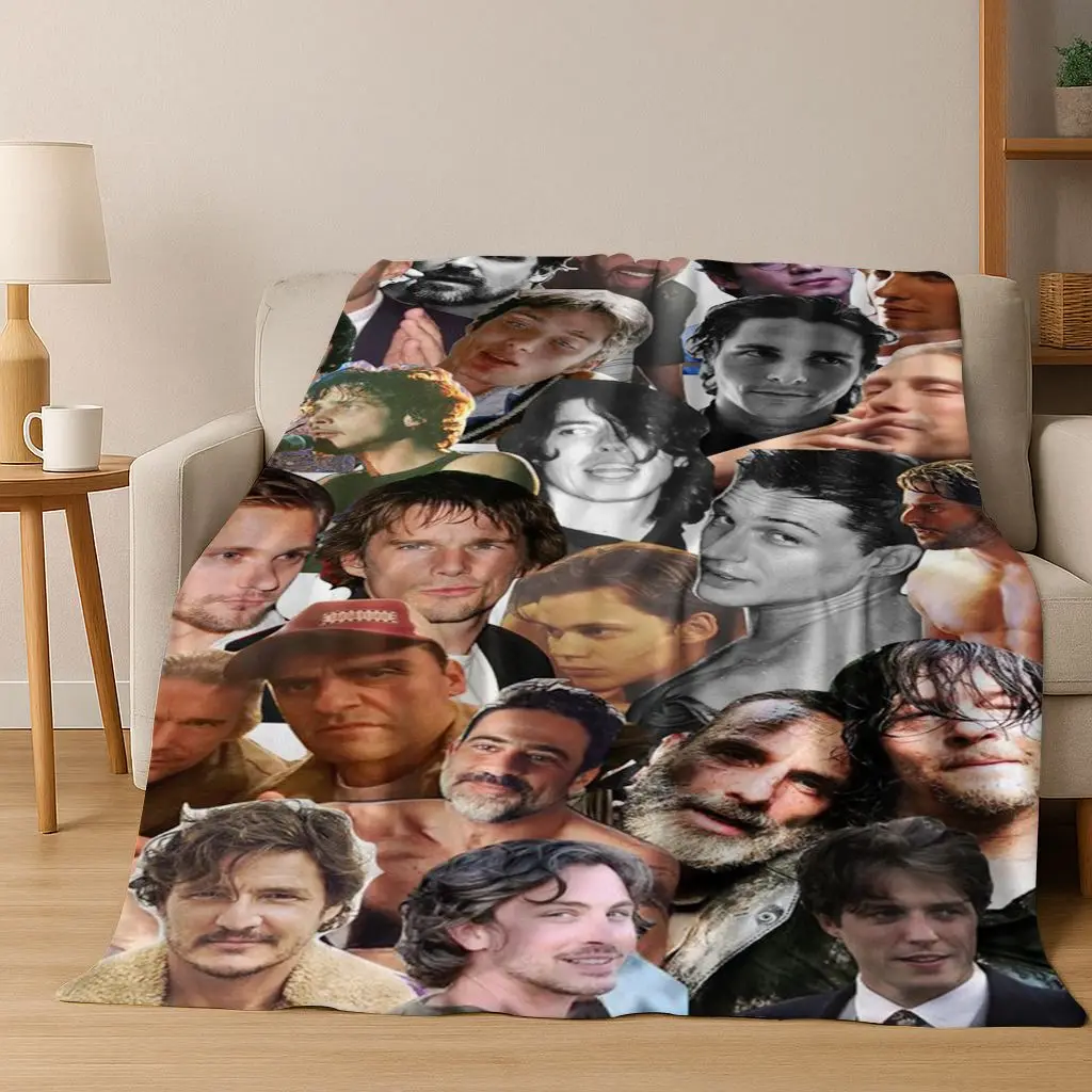 ثلاثية الأبعاد خوسيه بيدرو بالمسيدا باسكال ستار الفانيلا بطانية لينة بطانية دافئة لغرفة النوم غرفة المعيشة السرير السفر التخييم نزهة هدية