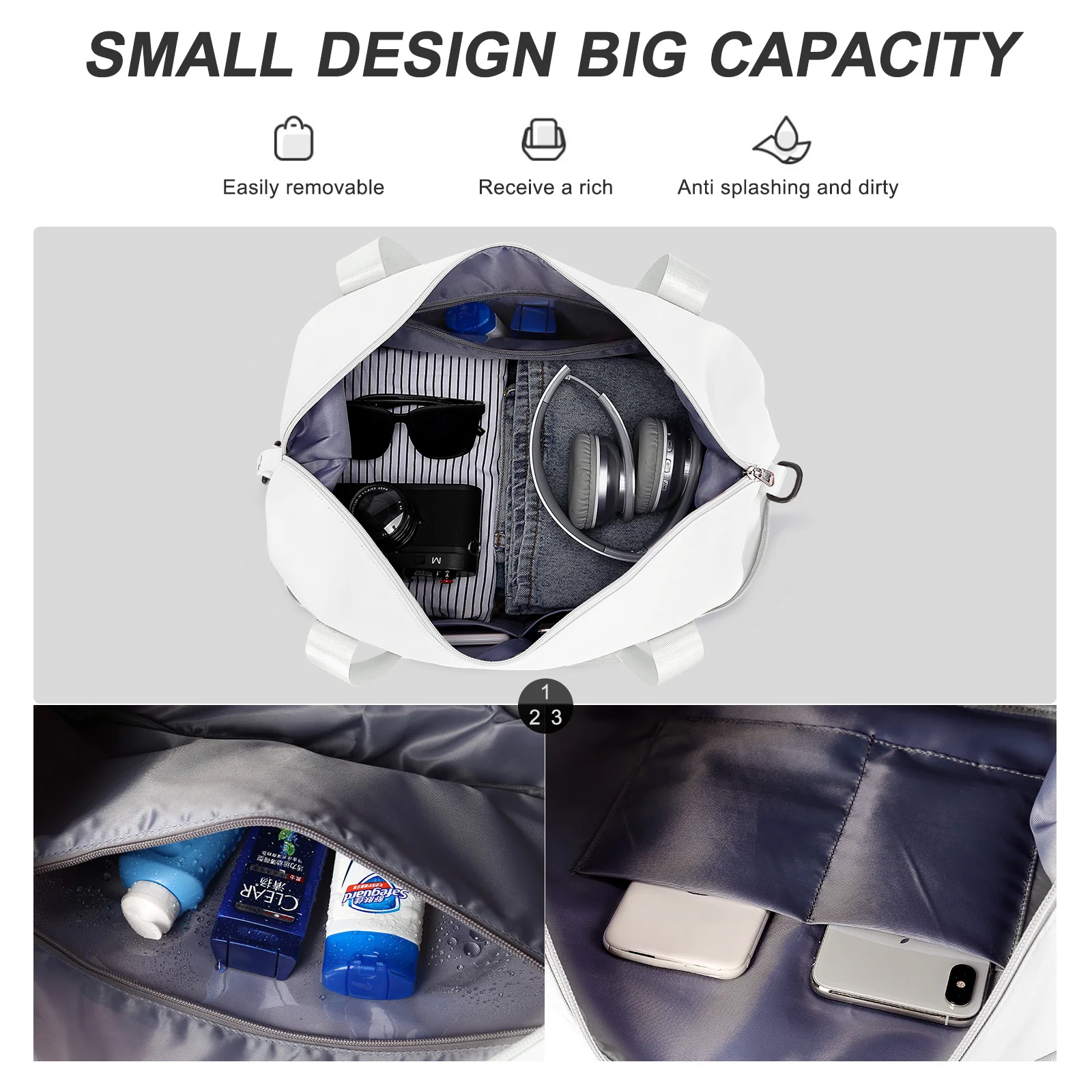 Expandable Travel Duffle Bag for Women Carry On, Weekender Overnight Shoulder Bag,Gym Tote Bag Wet Pocket Delivery Hospital Bag