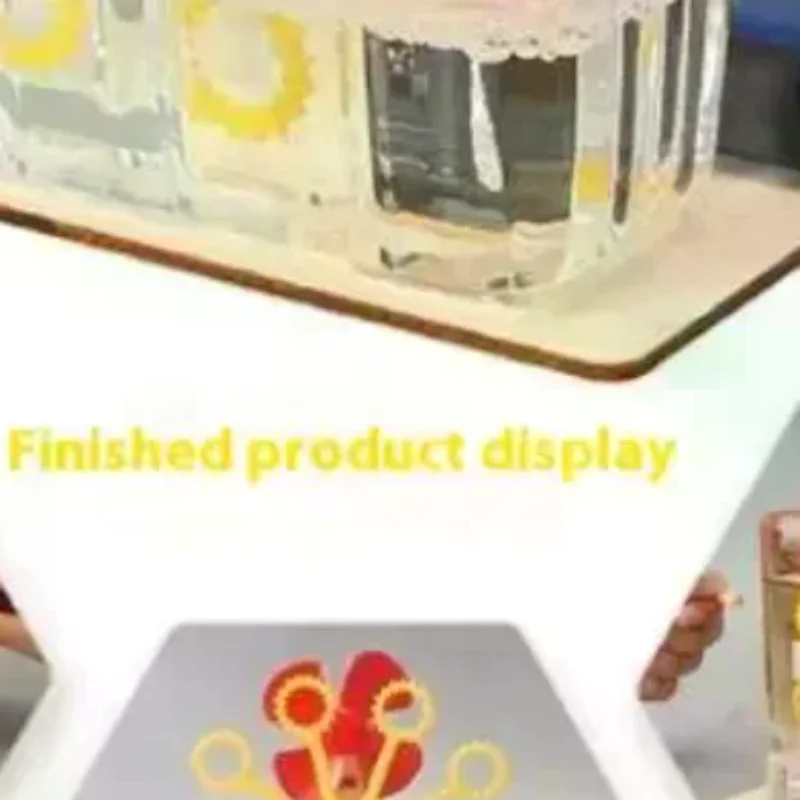 مجموعة واحدة من نماذج التجميع المصنوعة يدويًا للأطفال، لعبة ألغاز آلة فقاعات تعليمية، هدايا للأطفال #1