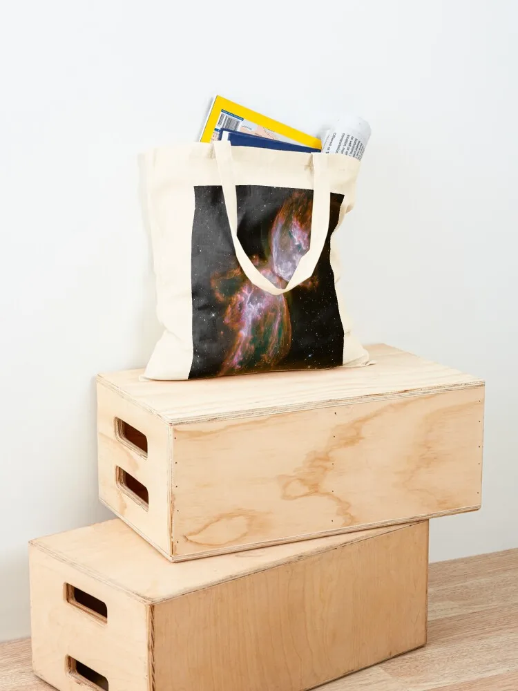 فراشة سديم حمل حقيبة حقيبة قماش مخصص حمل حقيبة شاشة أكياس التوصيل المجاني للمتسوقين