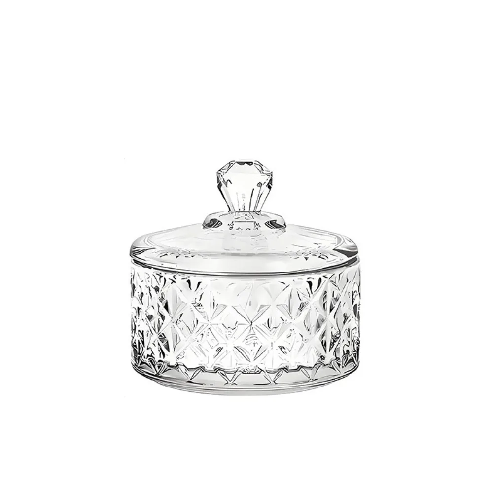 

Ins Round Glass Dessert Bowl 75ml With Lids Pudding Cups Transparent Yogurt Bowl Party