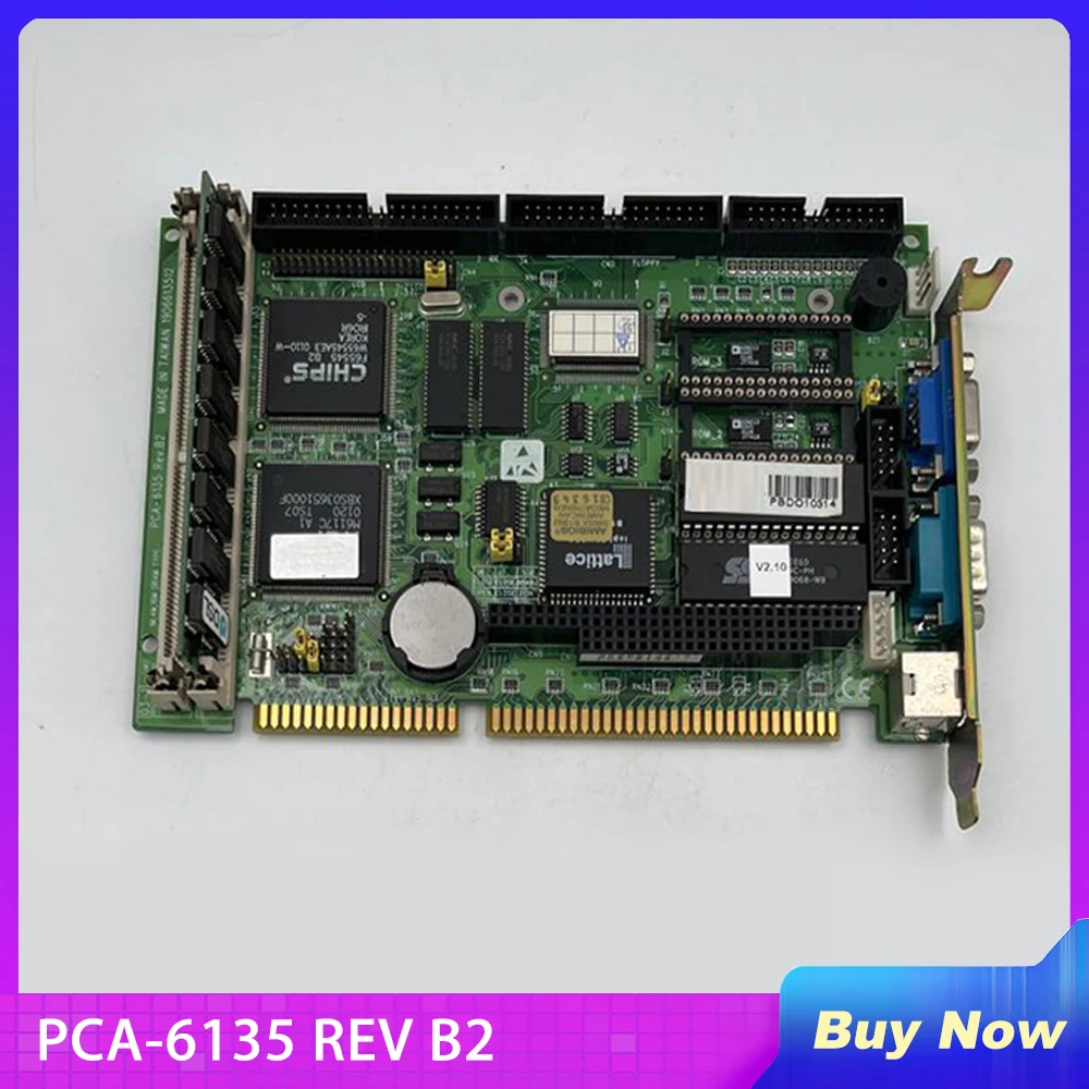 1PCS For Advantech Integrated CPU Industrial Computer Motherboard PCA-6135 Rev.B2