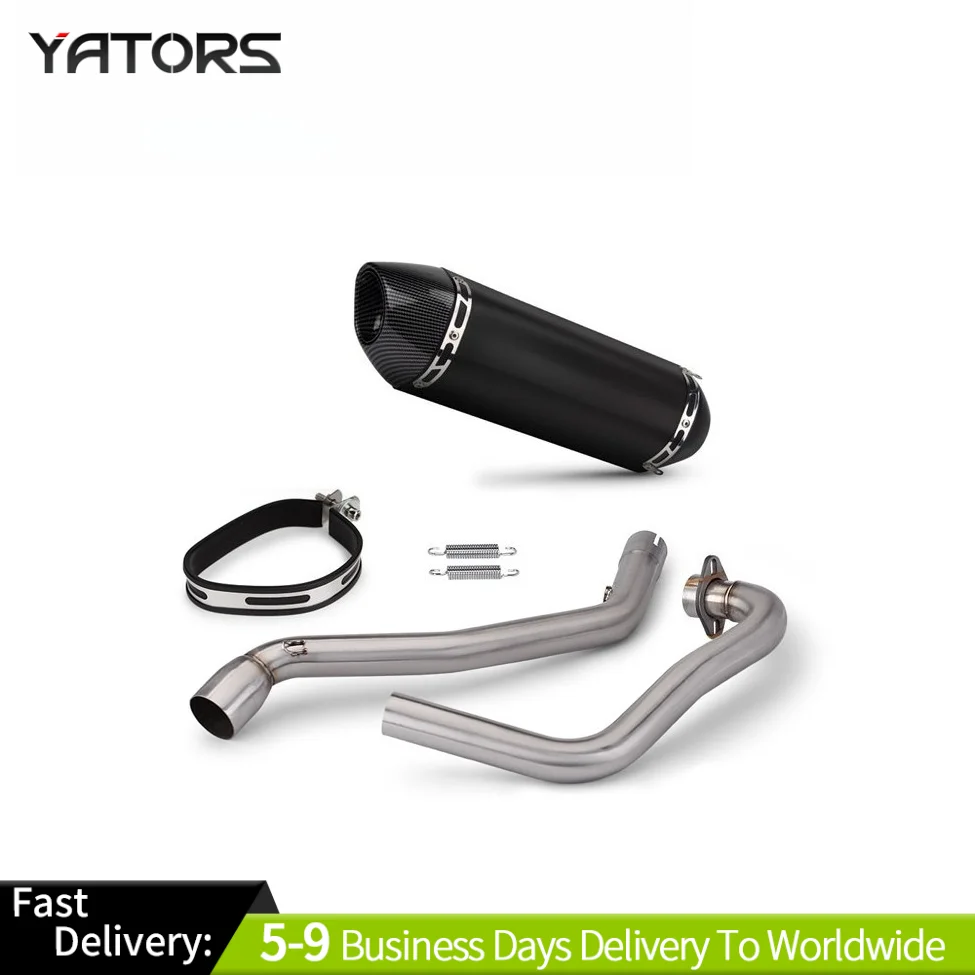 

For Suzuki SF250 Gixxer 250 Full System Slip-on Exhaust Front Link Pipe Muffler Exhaust Systems Exhausts Pipes