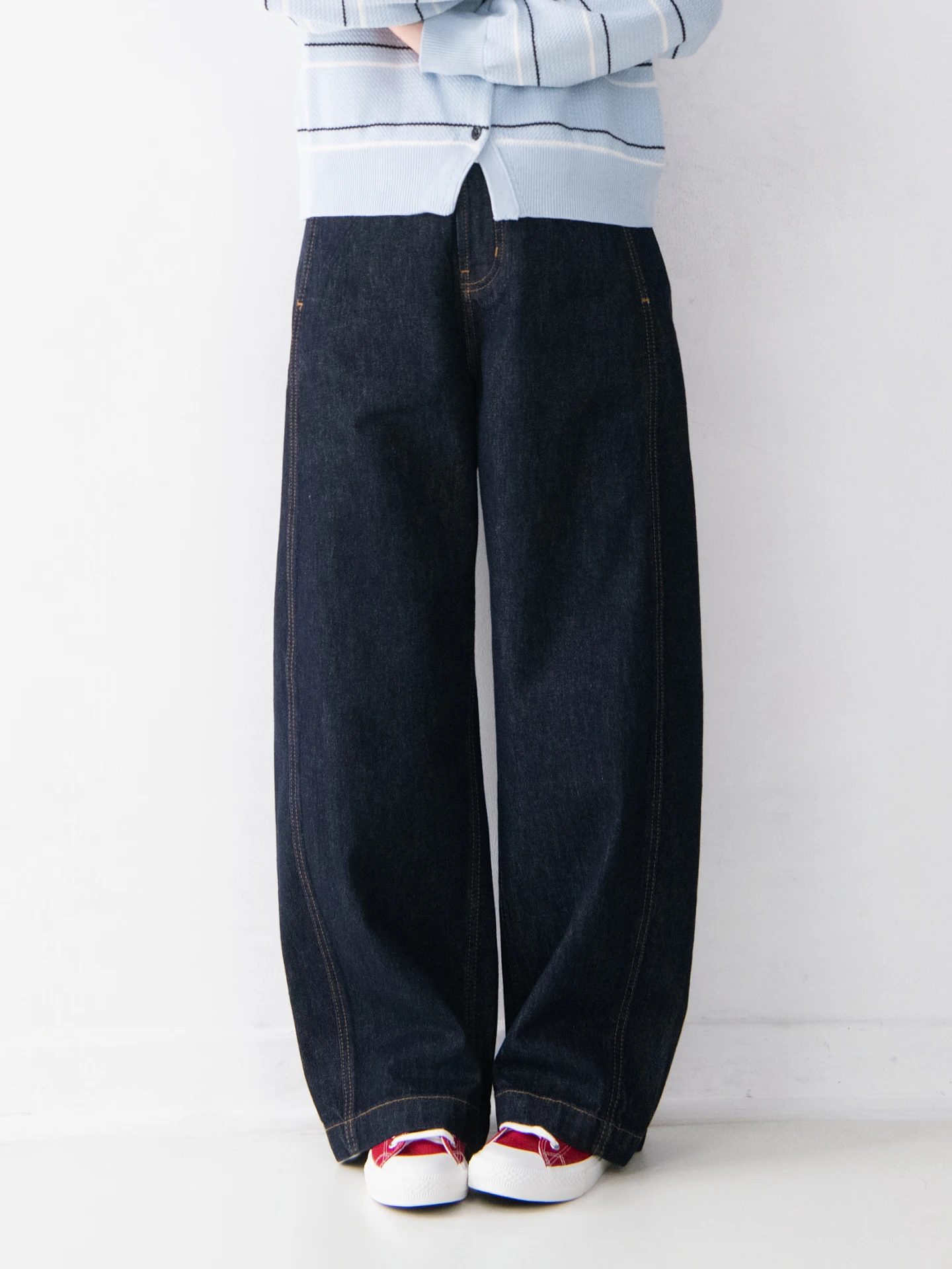 

Весна 2026: Женские прямые джинсы из хлопка для похудения, повседневные, свободного кроя, классического синего цвета, универсальные брюки для женщин