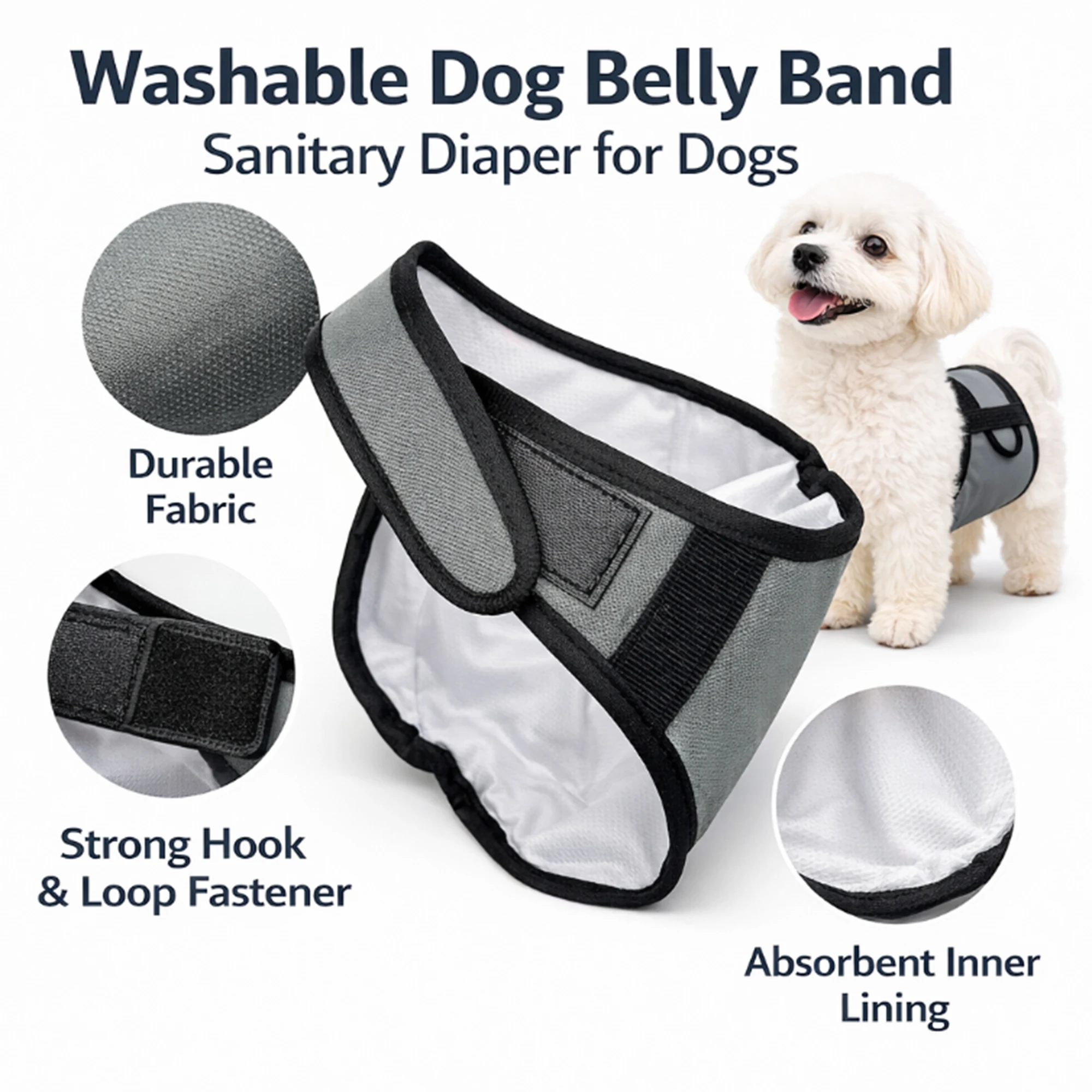 Nuovi Pantaloni Per Addestramento Cani, Mutandine Assorbenti Per Cani Maschi In Periodo Di Celo, Anti-Imbolismo, Pannolino Per Cani Anziani, Anti-Uratazione, Traspiranti, Lavabili, Regolabili