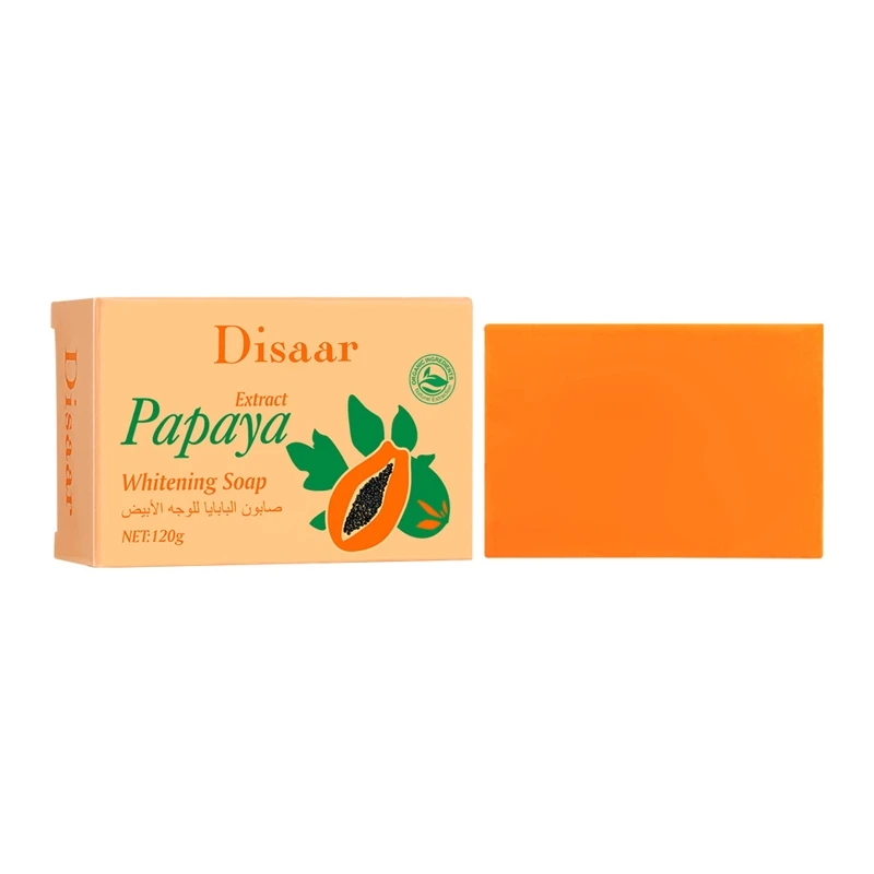 Papaya Whitening Deep Exfoliator Papaya Brightening Exfoliating Peeling Soap Whitening Exfoliating Deep Cleansing Face