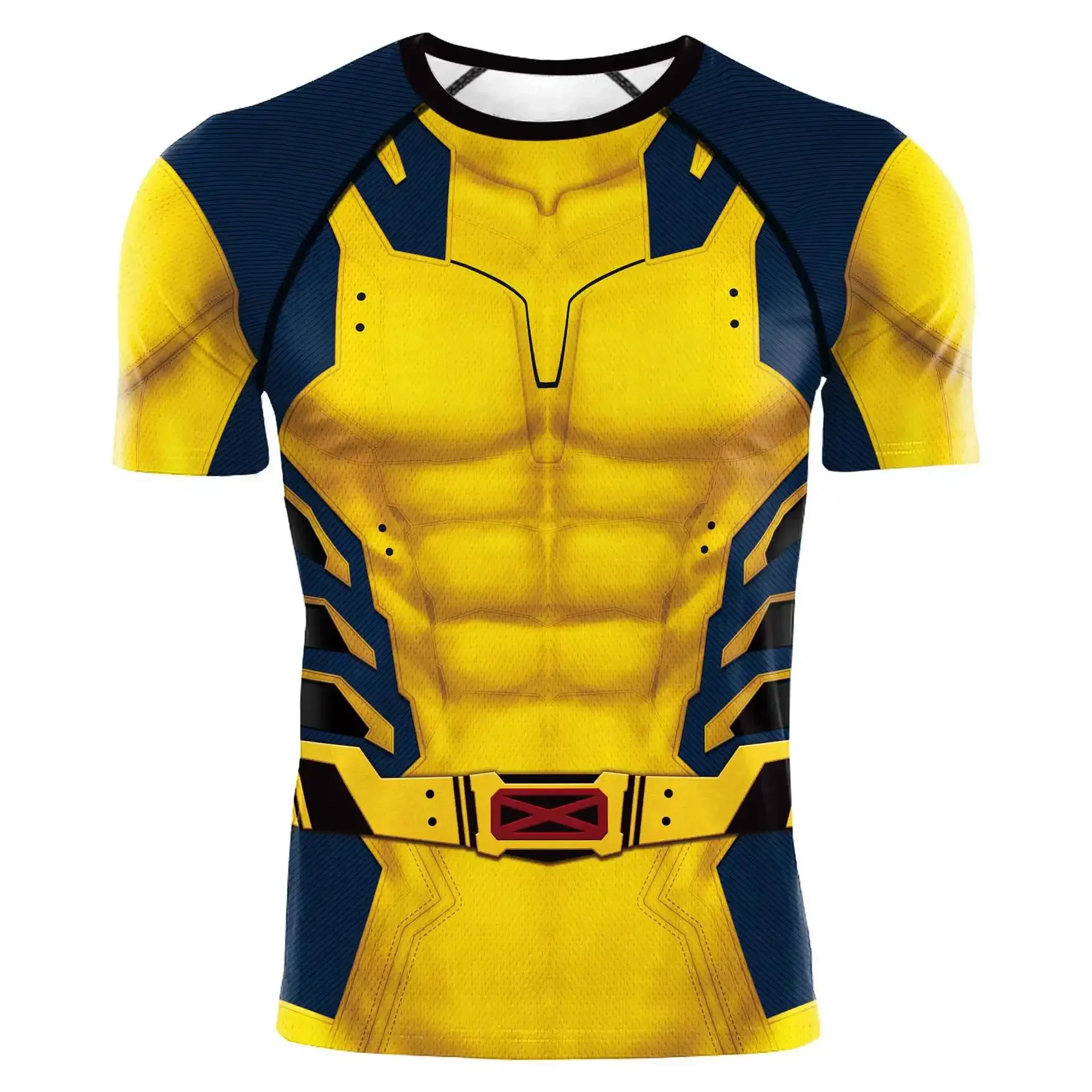 2024 Deadpool Wolverine T Shirt uomo 3 Costume adulto bambini estate manica corta supereroe formazione uniforme tuta Top Tee