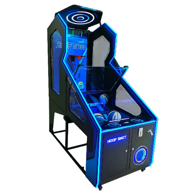 New Arcade Basketball Machine Hoop Shot Basketball Game Machine with 65'' Lcd Large Screenfor Gaming Centerpromote sales