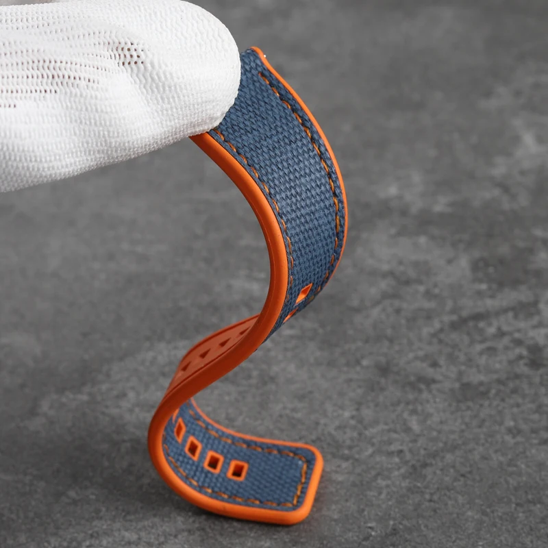 أحزمة ساعات سفلية من الجلد والمطاط ، أحزمة ساعات سريعة التحرير لساعات لونجين سييكو أوميجا ، ساعات تيسو تيميكس لكل علامة تجارية ، 20 ، 21 ، 22 ، 24