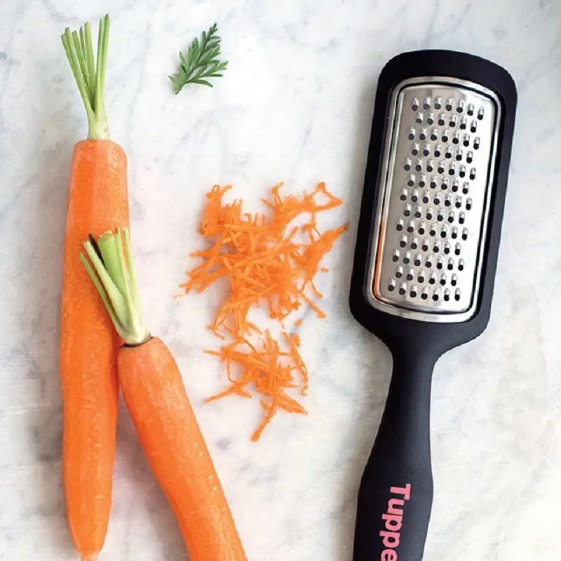 Hand Grater Tupperware, Always at Hand Grater, Garlic, Cheese, Spices, Chocolate Grater, Black Red