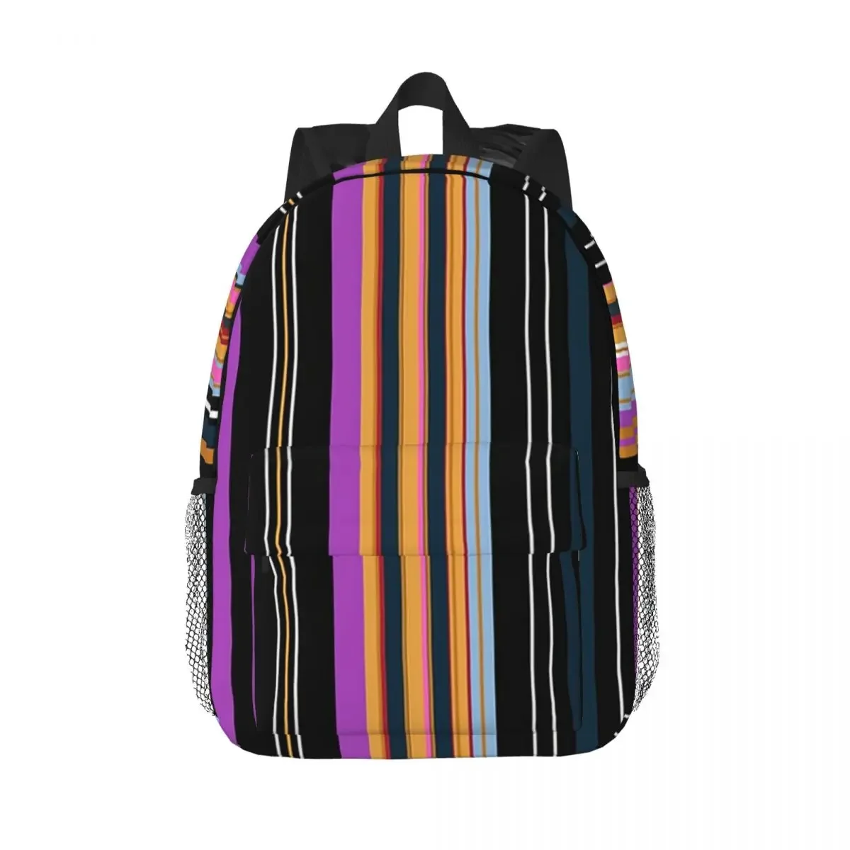 

Rickie Vertical Stripes Backpacks Teenager Bookbag Cartoon Students School Bags Laptop Rucksack Shoulder Bag Large Capacity