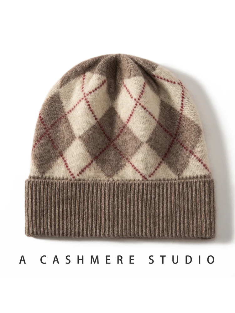 chapeau-en-laine-tricotee-motif-losanges-style-vintage-protege-les-oreilles-resistant-au-froid-decontracte-tendance-pour-l’automne-et-l’hiver-modele-unisexe