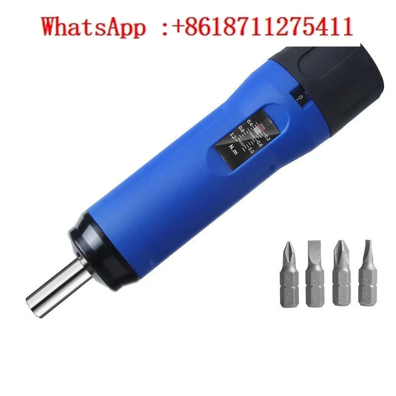 0.6Nm 1.2Nm 3Nm 6Nm Torque Screwdriver Set 1/4-Inch Drive 4 Bits Included with box Screw Tightening Torque Driver Set pack 2pcs