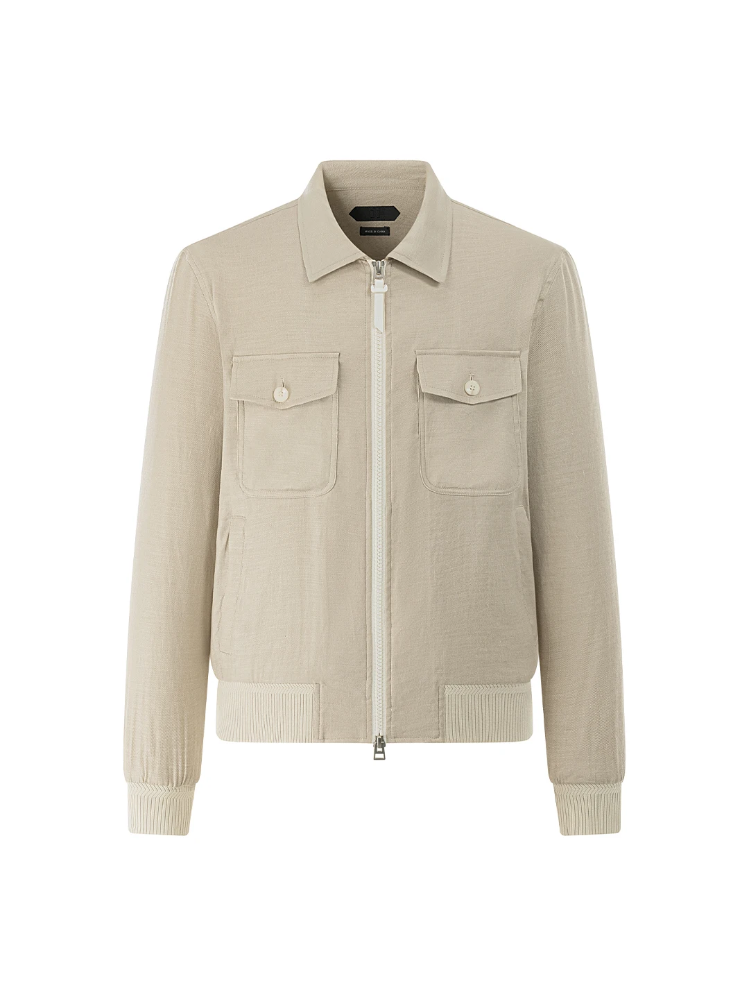 

Мужская льняная куртка TF Flight Jacket 06258029, приталенный крой, модный городской стиль, молодежная, весна-лето, с длинным рукавом, для повседневной носки